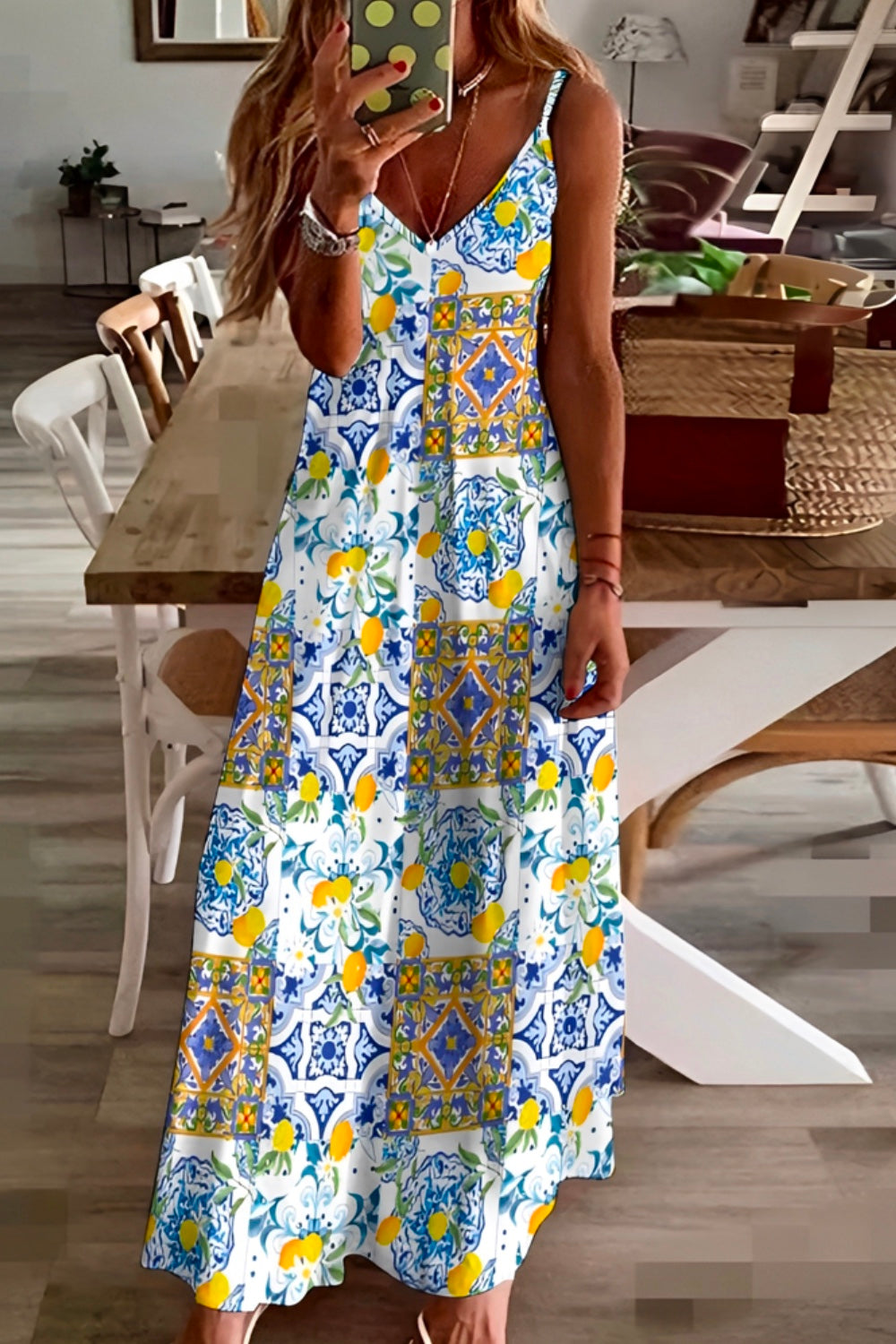 Summer,lemon,mediterranean,Long maxi dresses